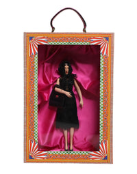 Dolce & Gabbana Dolce & Gabbana Black Dress Ceramic Porcelain Fashion Leather Sicily Women's Dolls