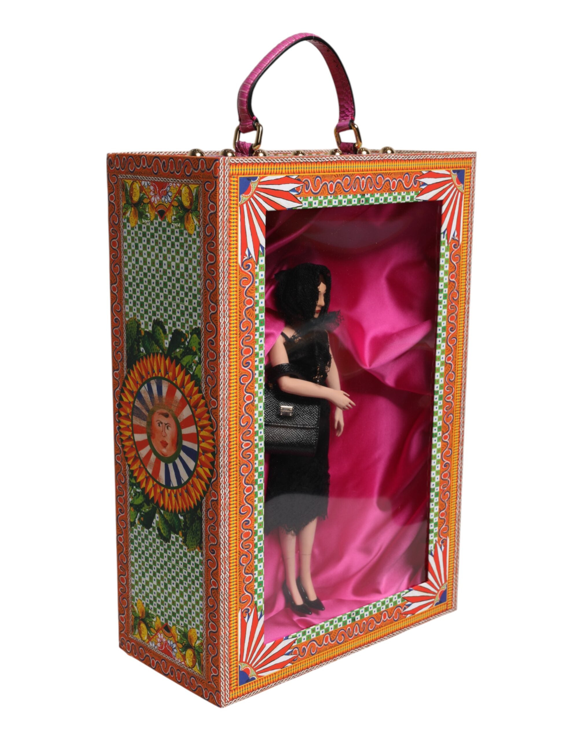 Dolce & Gabbana Dolce & Gabbana Black Dress Ceramic Porcelain Fashion Leather Sicily Women's Dolls