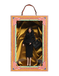 Dolce & Gabbana Dolce & Gabbana Black Dress Ceramic Porcelain Fashion Leather Sicily Women's Dolls