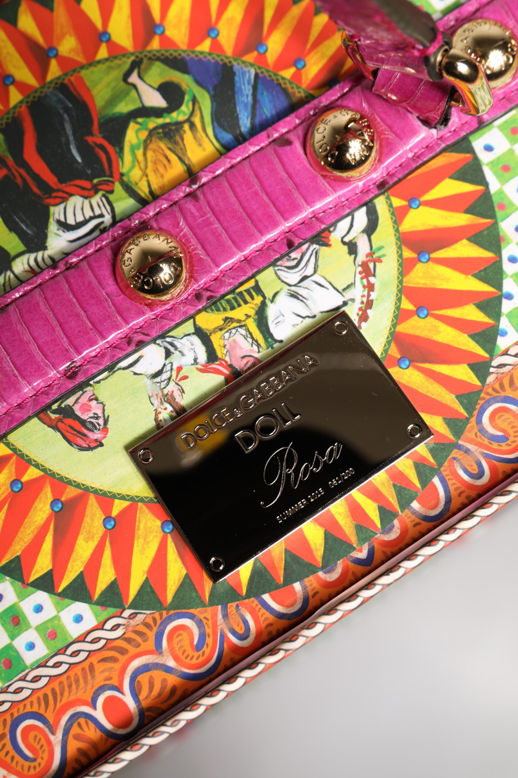 Dolce & Gabbana Dolce & Gabbana Pink Dress Ceramic Porcelain Fashion Leather Sicily Women's Dolls