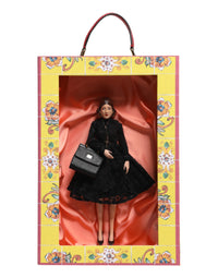 Dolce & Gabbana Dolce & Gabbana Black Dress Ceramic Porcelain Fashion Leather Sicily Women's Dolls