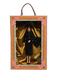 Dolce & Gabbana Dolce & Gabbana Black Dress Ceramic Porcelain Fashion Leather Sicily Women's Dolls