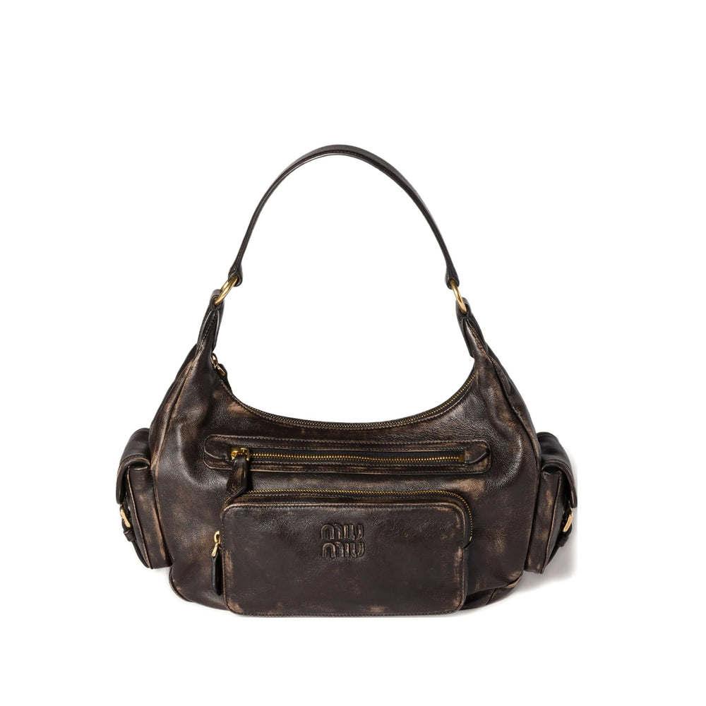 Miu Miu Brown Shoulder Bags Women