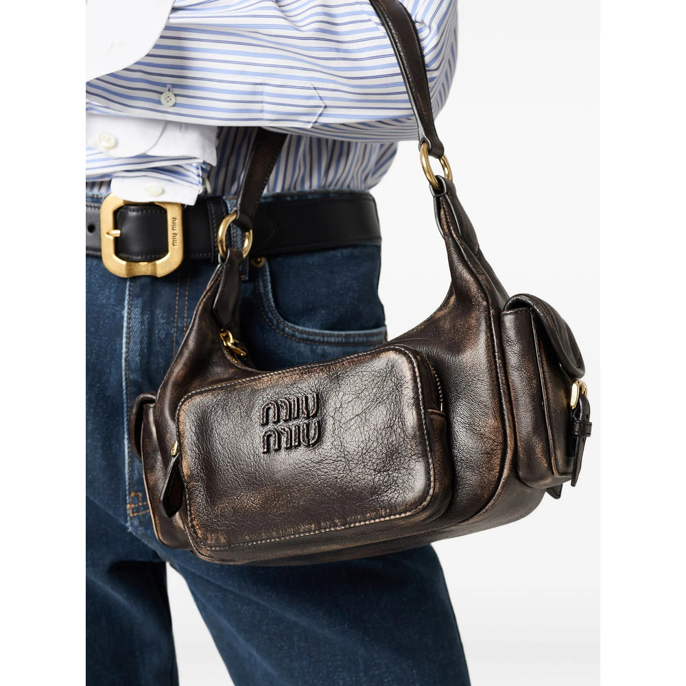 Miu Miu Brown Shoulder Bags Women