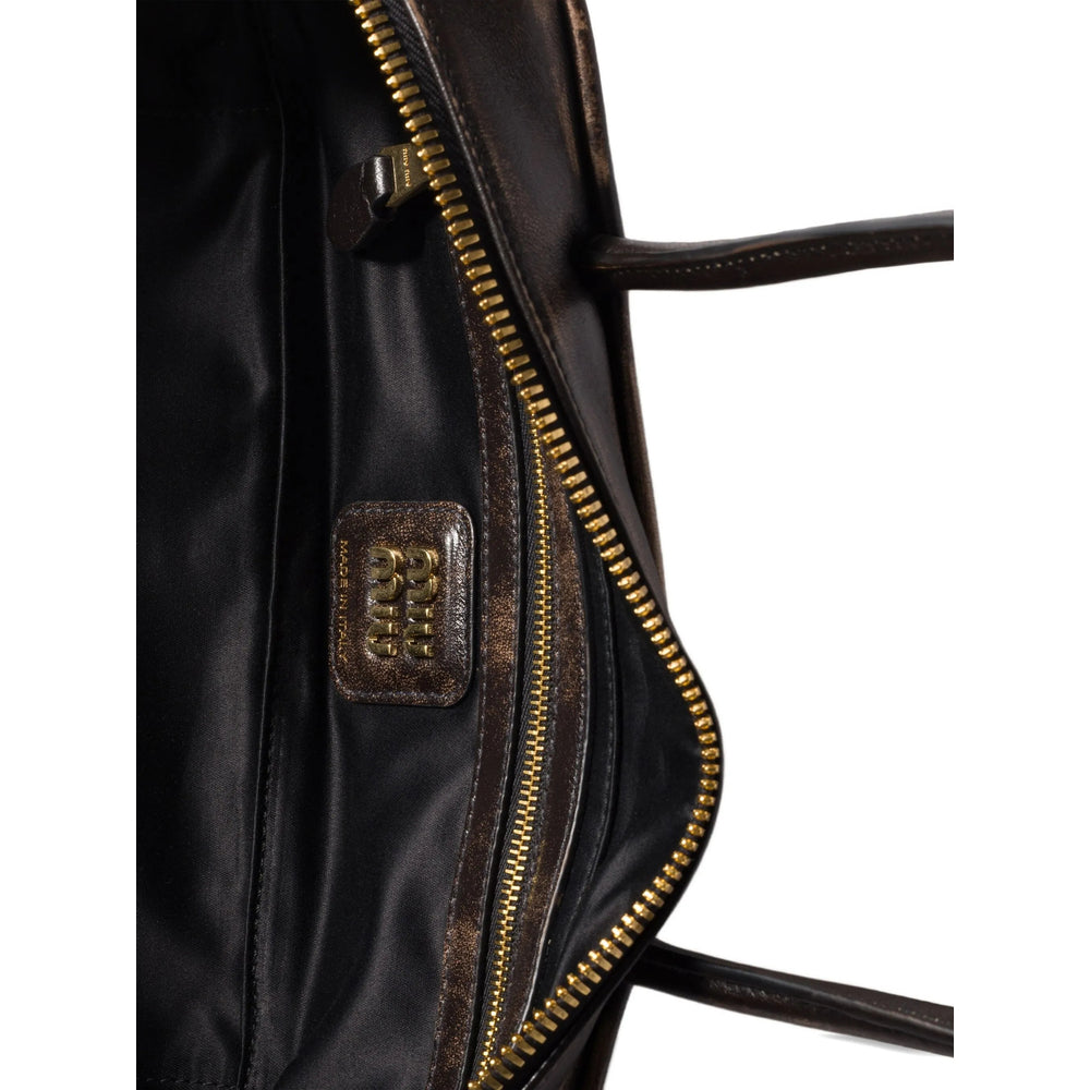 Miu Miu Brown Tote Bags Women
