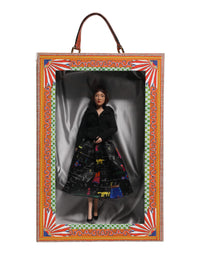 Dolce & Gabbana Dolce & Gabbana Black Dress Ceramic Porcelain Fashion Leather Sicily Women's Dolls