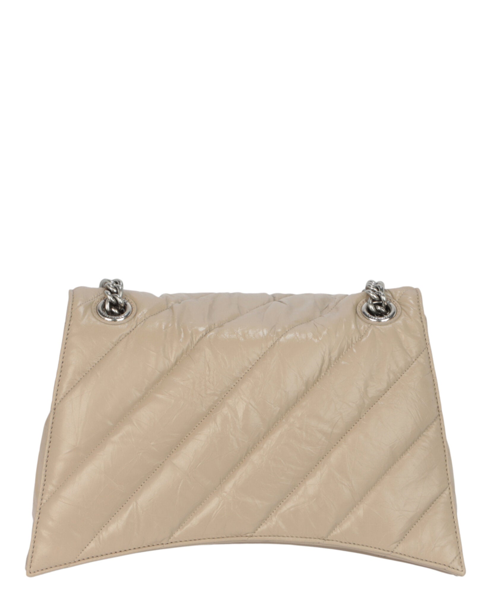 Balenciaga Womens Crush Quilted Chain Shoulder Bag