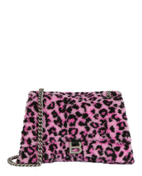 Balenciaga Balenciaga Womens Crush Medium Chain Bag In Lepoard Print