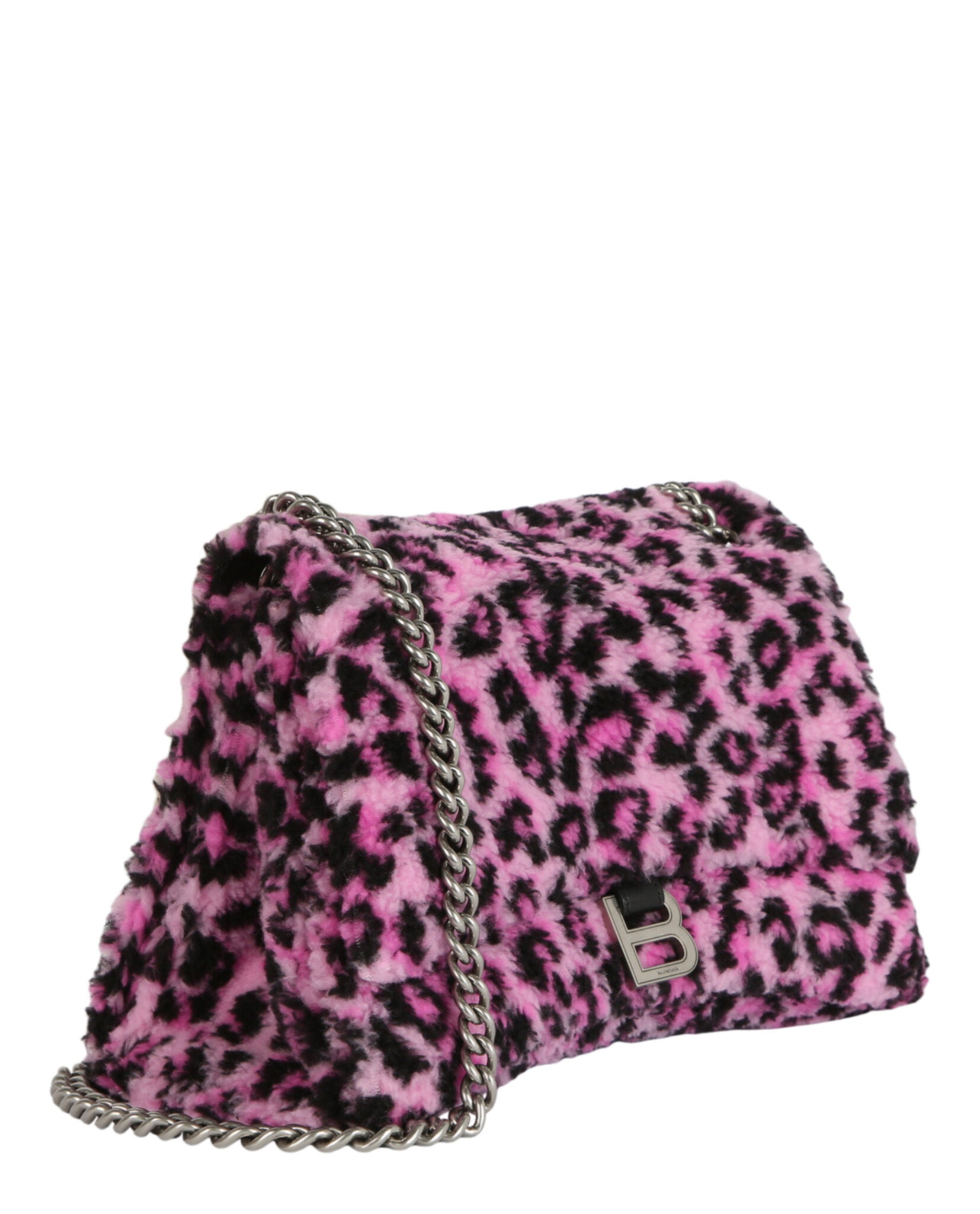 Balenciaga Balenciaga Womens Crush Medium Chain Bag In Lepoard Print