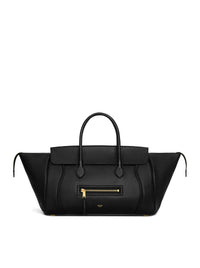 Celine Women Medium Luggage Bag In Soft Glossy Lambskin