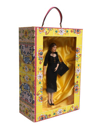 Dolce & Gabbana Dolce & Gabbana Black Dress Ceramic Porcelain Fashion Leather Sicily Women's Dolls