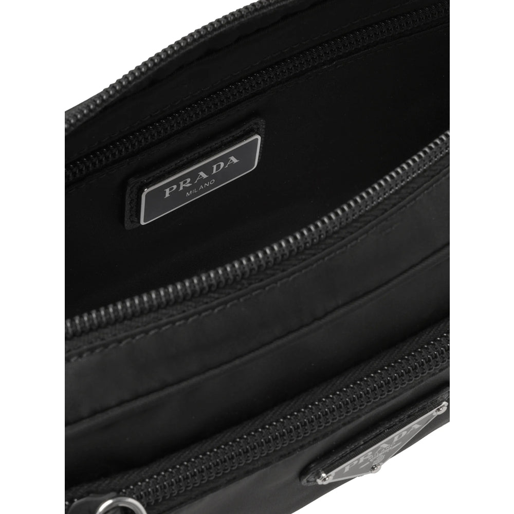 Prada Prada Black Belt Bags Men