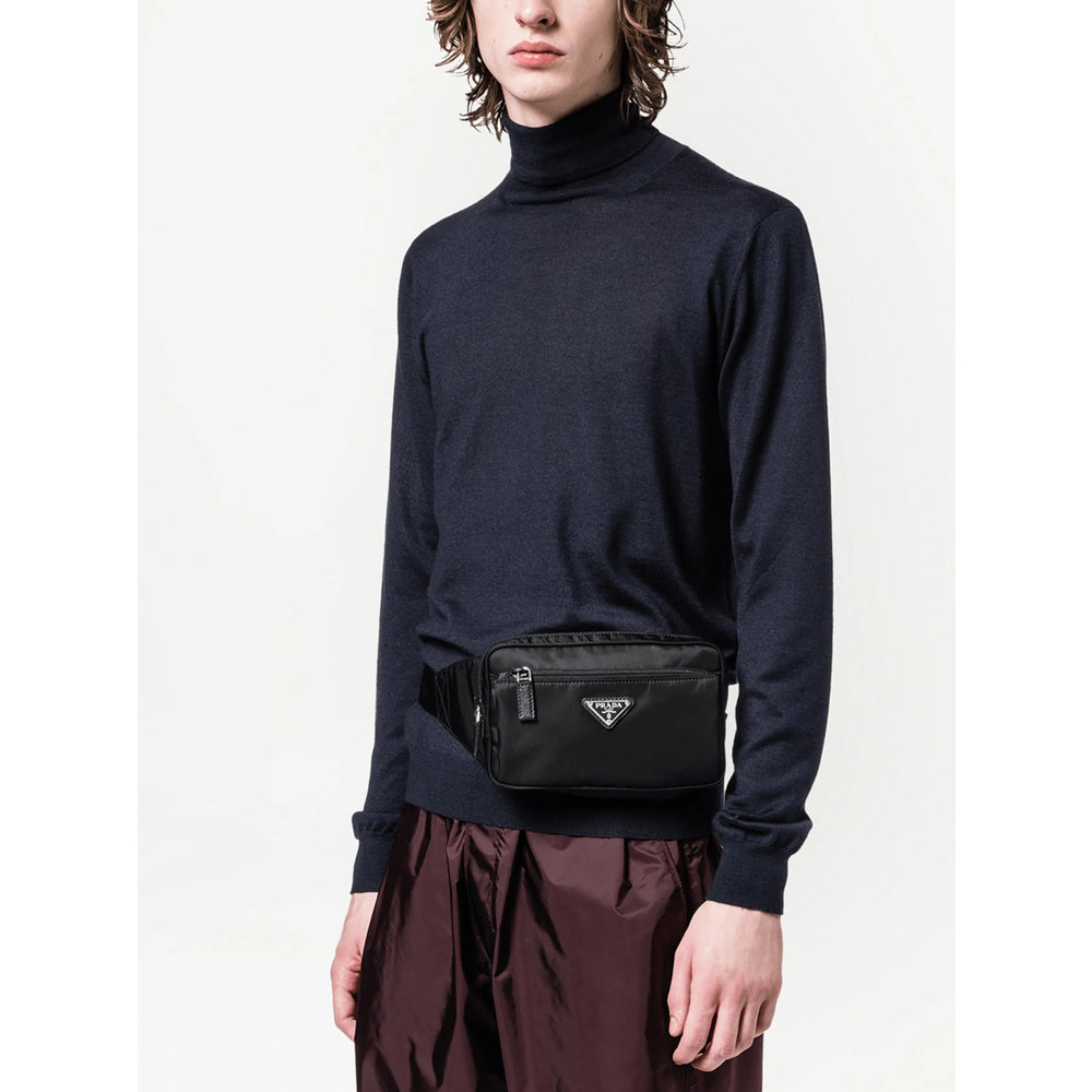 Prada Prada Black Belt Bags Men