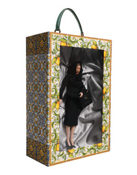 Dolce & Gabbana Dolce & Gabbana Black Dress Ceramic Porcelain Fashion Leather Sicily Women's Dolls