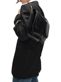 Celine Celine Women Triomphe Soft Saddlebag In Soft Polished Calfskin
