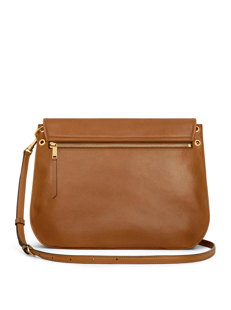 Celine Celine Women Triomphe Soft Saddlebag In Soft Polished Calfskin