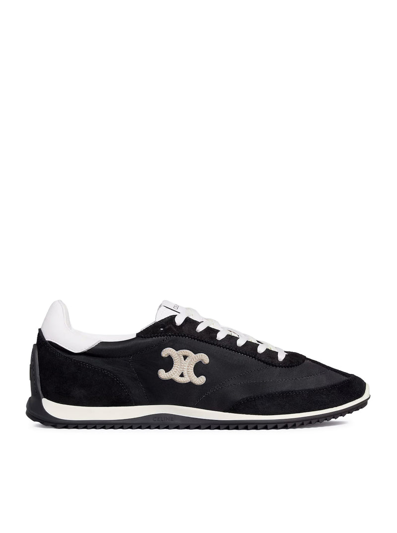 Celine Celine Women Low Racer Sneaker With Triomphe