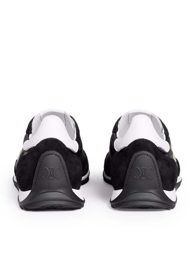 Celine Celine Women Low Racer Sneaker With Triomphe