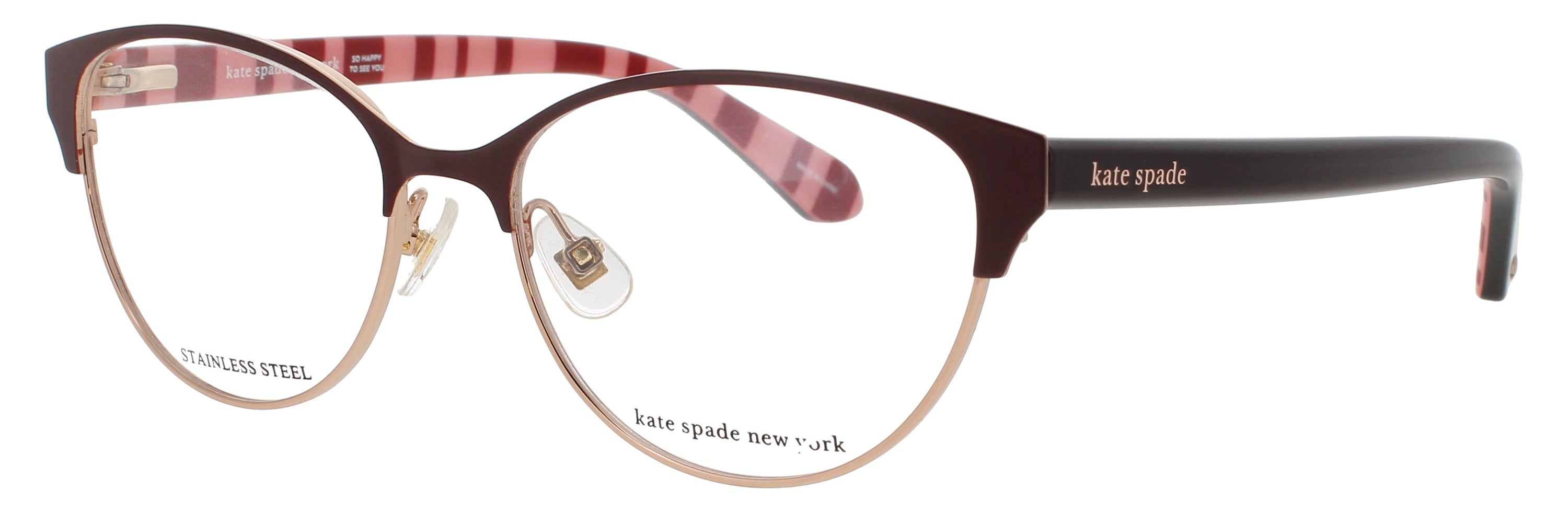 Kate Spade Kate Spade Optical Glasses Burgundy