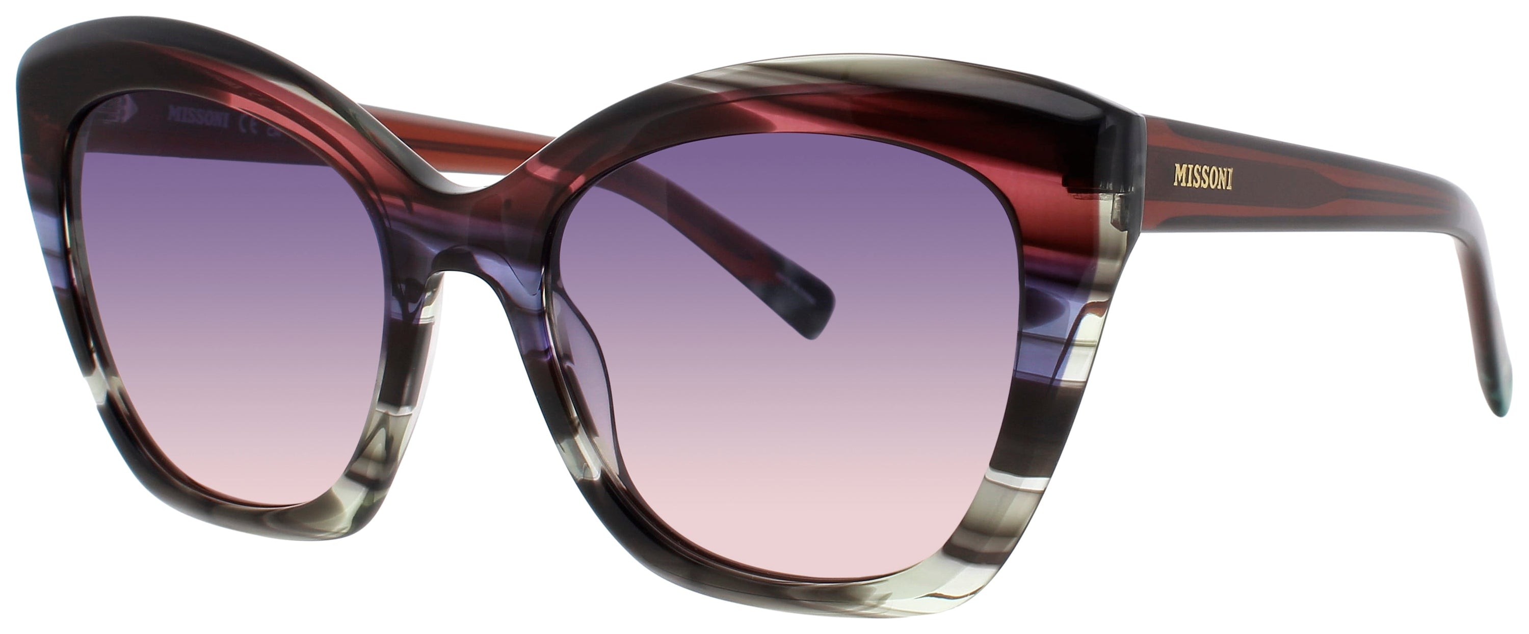Missoni Missoni Sunglasses VIOLET BROWN HORN