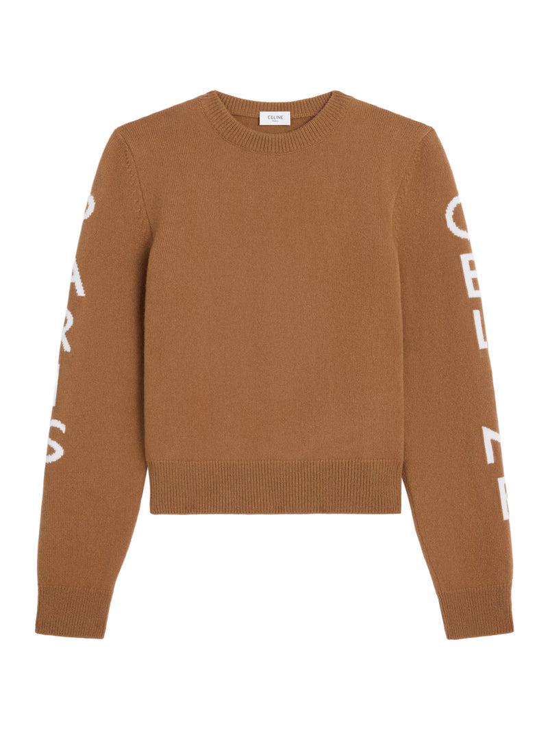 Celine Celine Women Crew Neck Sweater In Cashmere And Wool