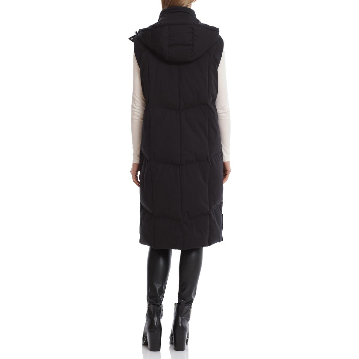 Womens Quilted Longline Vest