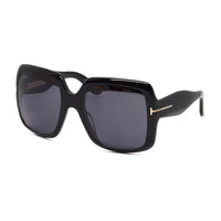 Tom Ford Sunglasses Square Full Rim, Dark Havana Frame and Brown Lens FT119452E