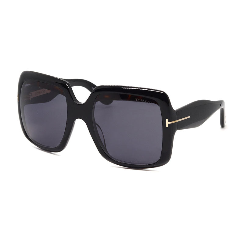 Tom Ford Sunglasses Square Full Rim, Dark Havana Frame and Brown Lens FT119452E
