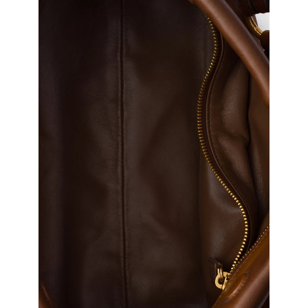 Prada Brown Shoulder Bags Women