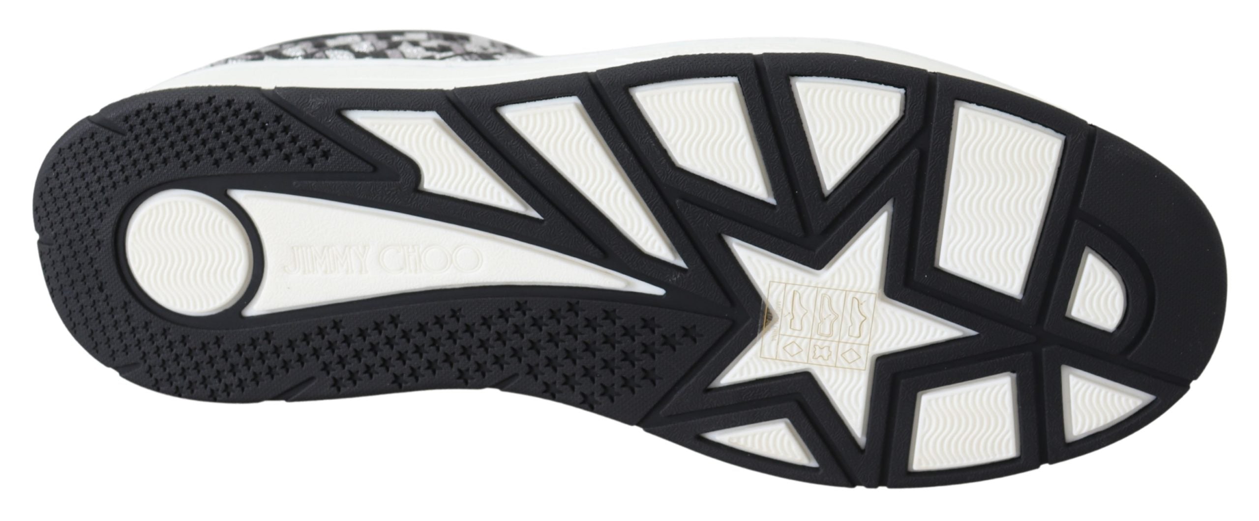 Jimmy Choo JC PARIS Glitter Fabric Sneakers