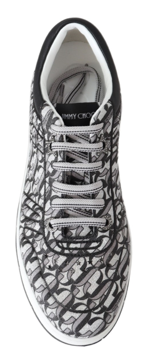 Jimmy Choo JC PARIS Glitter Fabric Sneakers