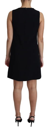 Dolce & Gabbana Black Sleeveless Sheath Dress
