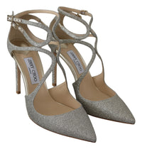 Jimmy Choo Love 100 Glitter Pumps - Silver
