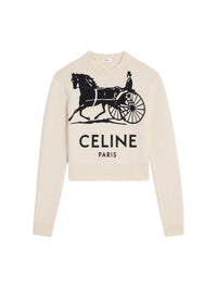 Celine Men Crew Neck Cashmere Sweater