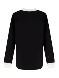 Celine Celine Men Double-Layer T-Shirt In Thin Cotton Jersey