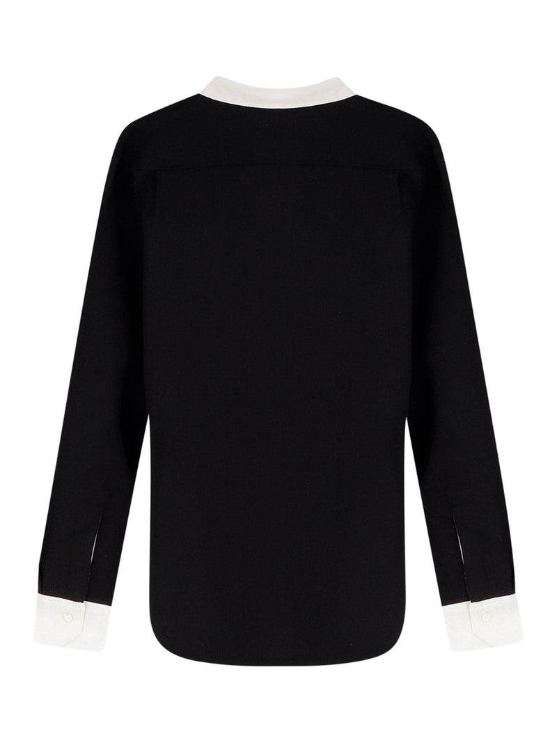 Celine Celine Men Double-Layer T-Shirt In Thin Cotton Jersey