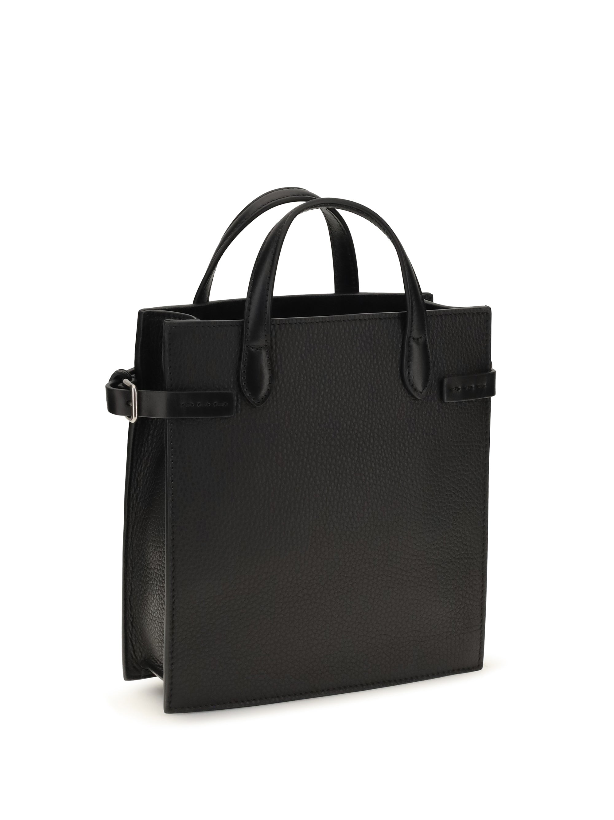 VALENTINO GARAVANI Valentino Garavani Men Small Antibes Grainy Leather Handbag