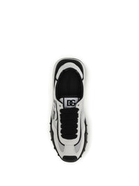 Dolce & Gabbana Men Dg Logo Leather Sneakers