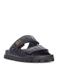 MIU MIU Miu Miu Women Nappa Matelassé Sandals