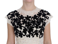 Dolce & Gabbana Floral Lace Ricamo Long Ball Maxi Women's Dress