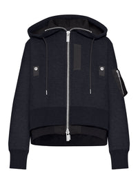 Sacai Sacai Women Cotton Blend Padded Hoodie