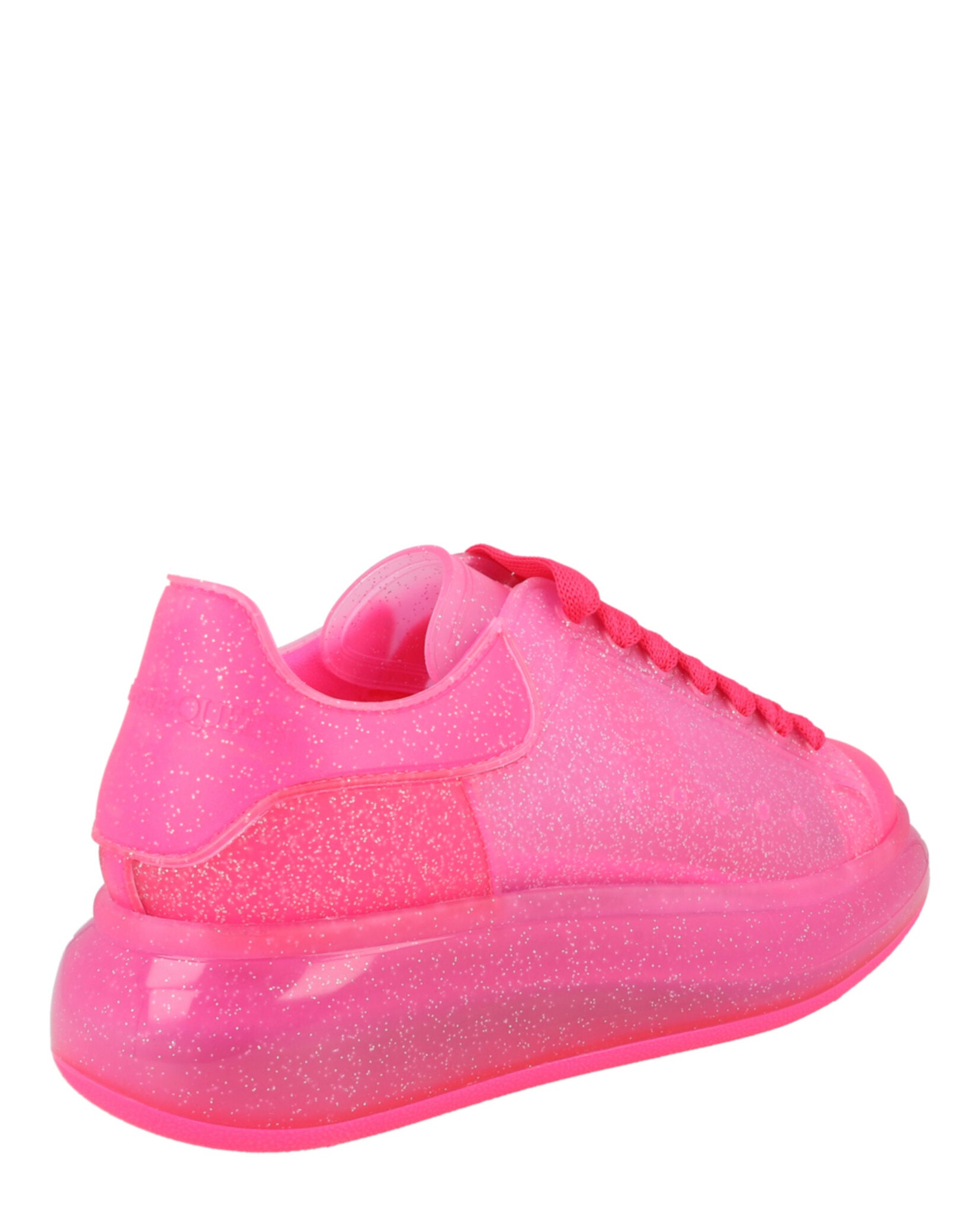 Alexander McQueen Womens Glitter Oversized Sneakers