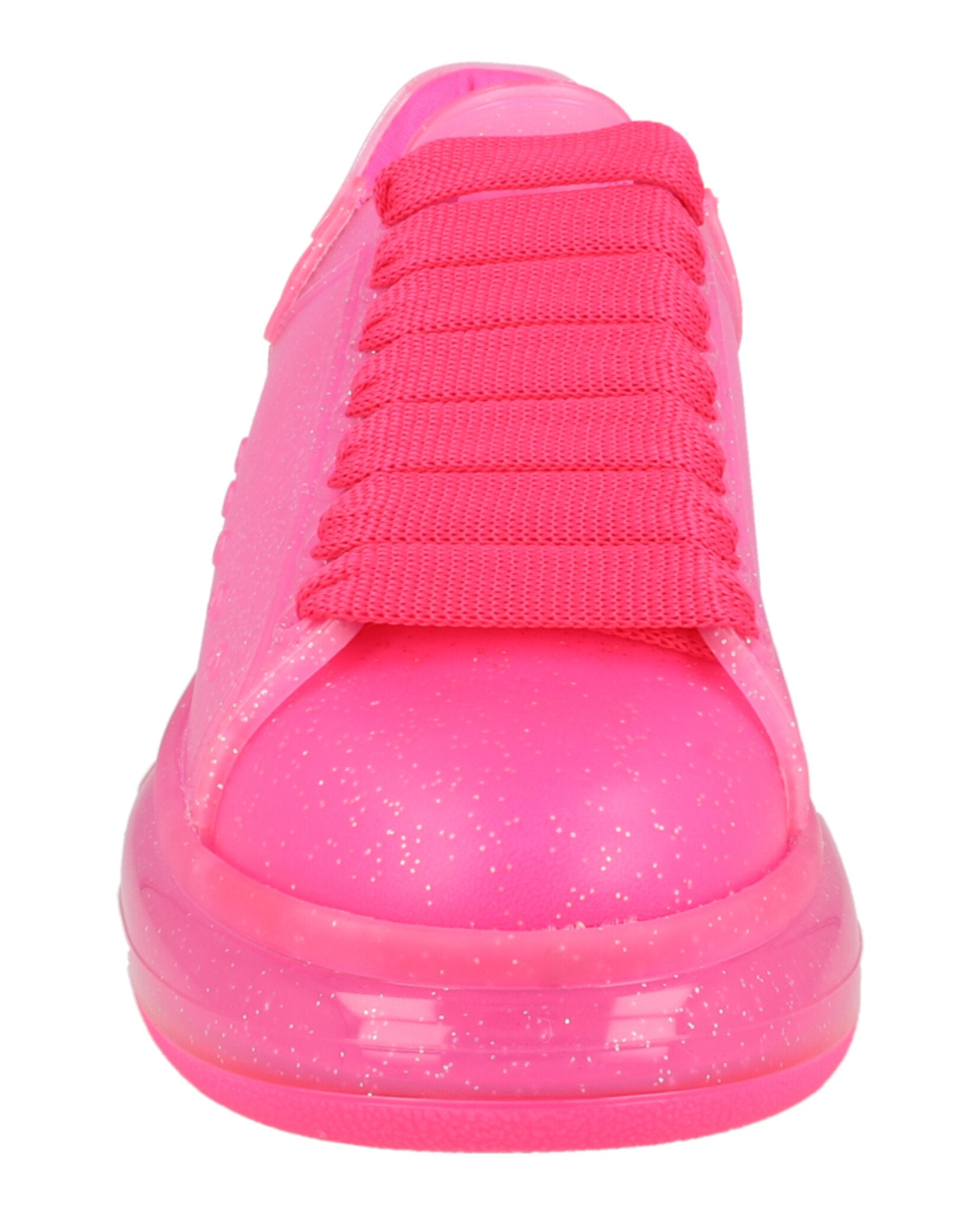 Alexander McQueen Womens Glitter Oversized Sneakers