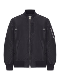 Sacai Men Nylon Bomber Jacket With Zip