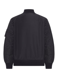 Sacai Men Nylon Bomber Jacket With Zip