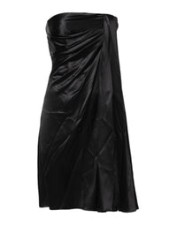 Dolce & Gabbana Black Strapless Sheath A-line Mini Women's Dress