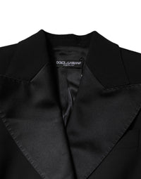 Dolce & Gabbana Dolce & Gabbana Black Wool Jumpsuit Dress Women Coat Women's Jacket