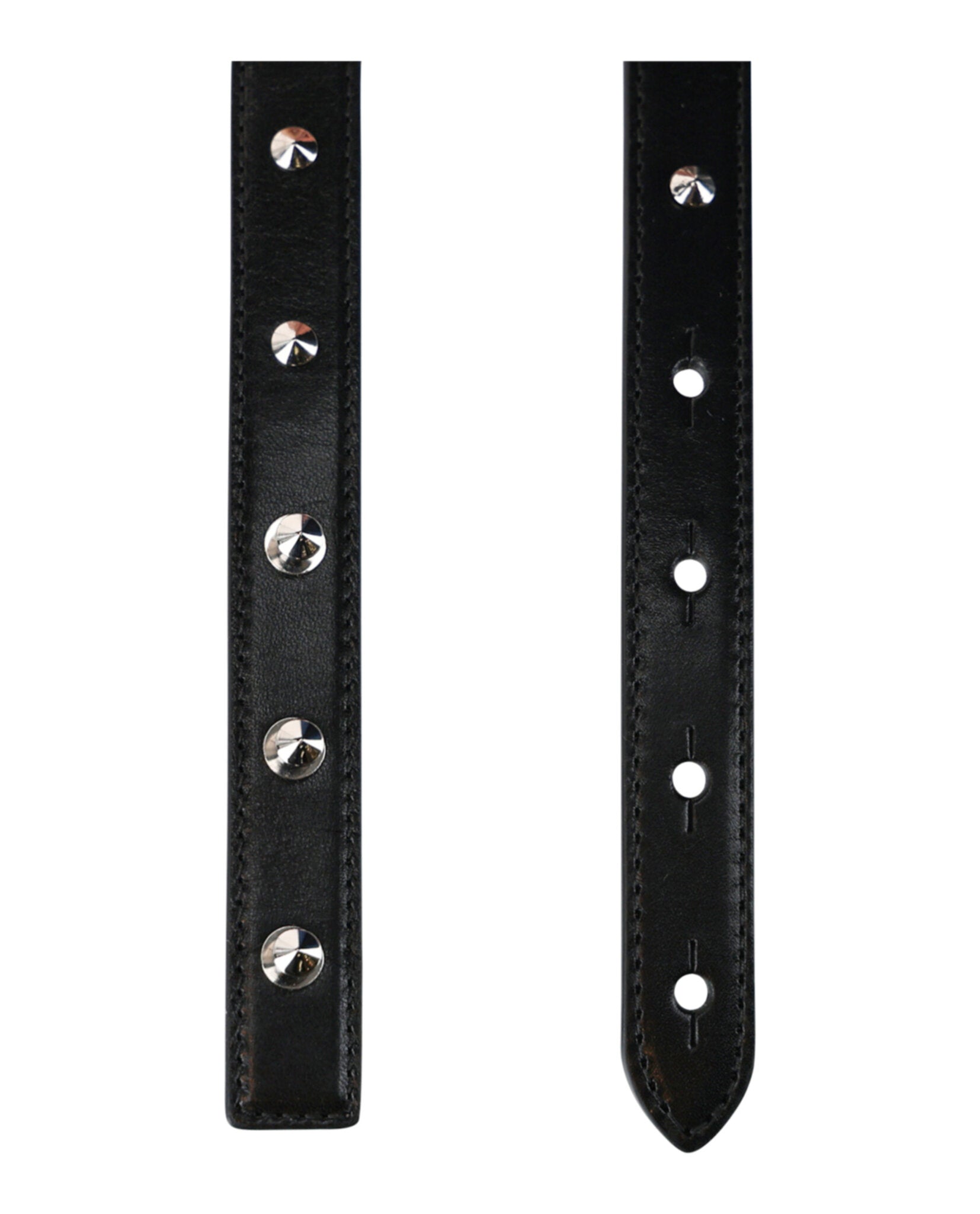 Alexander McQueen Womens Studded Double Belt