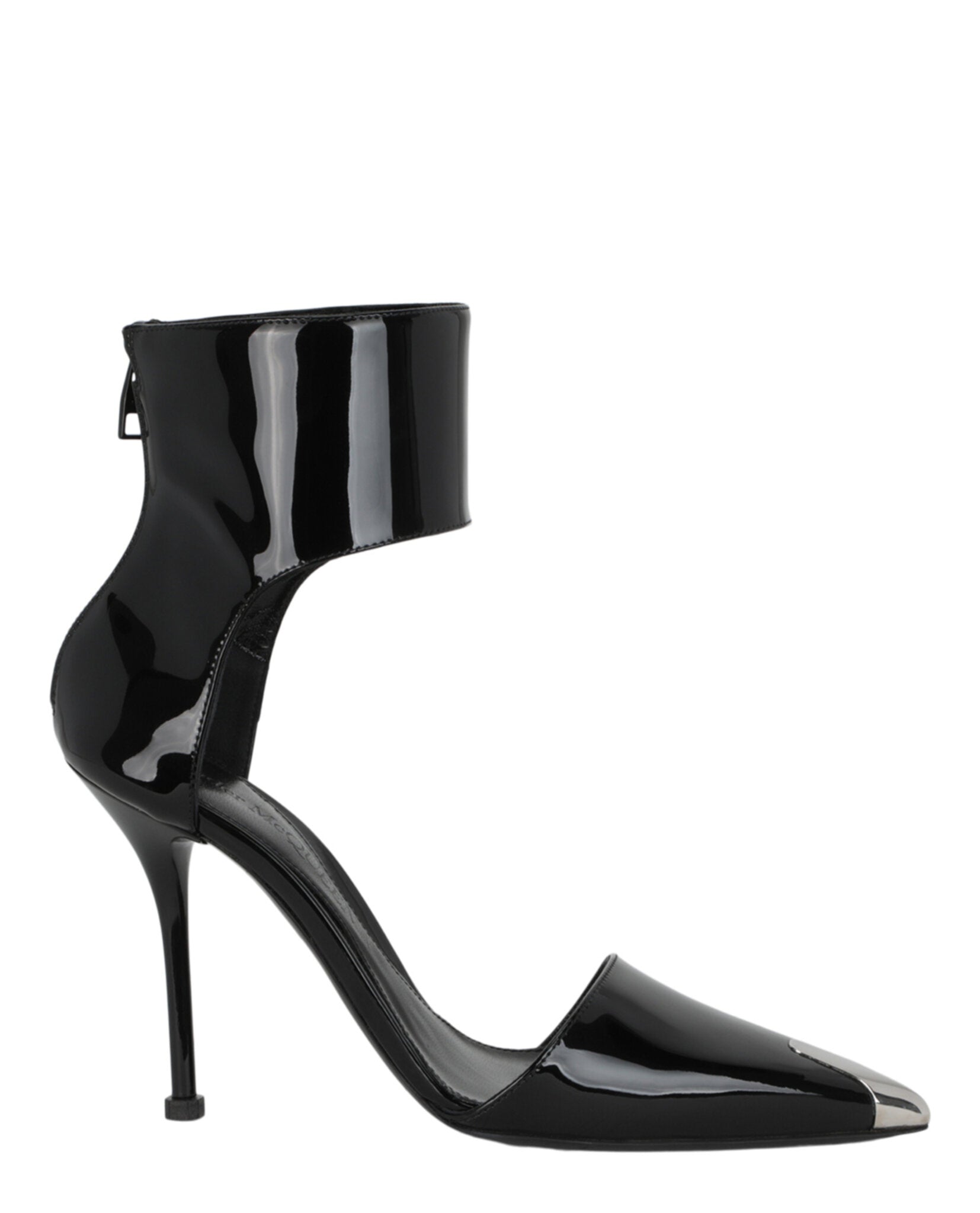 Alexander McQueen Womens Punk Patent Leather Heels