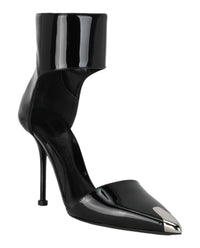 Alexander McQueen Womens Punk Patent Leather Heels